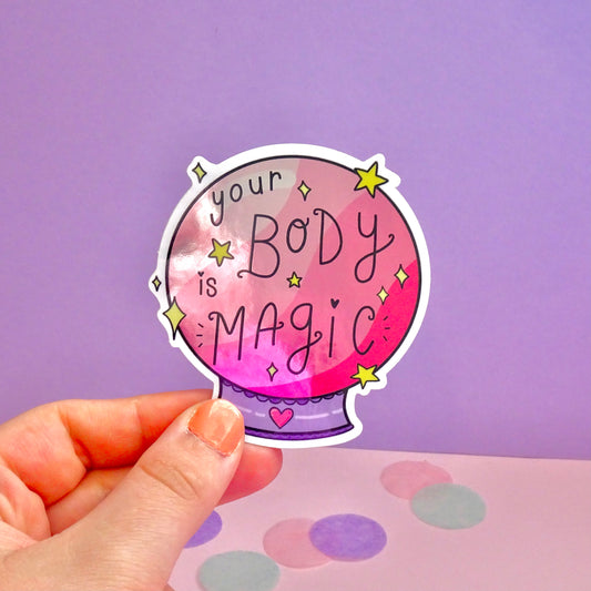 Body Magic Mirror Sticker