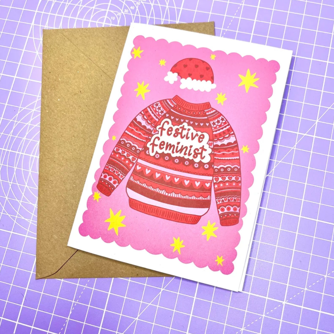 Christmas Cards - Self Love and Feminist Themed