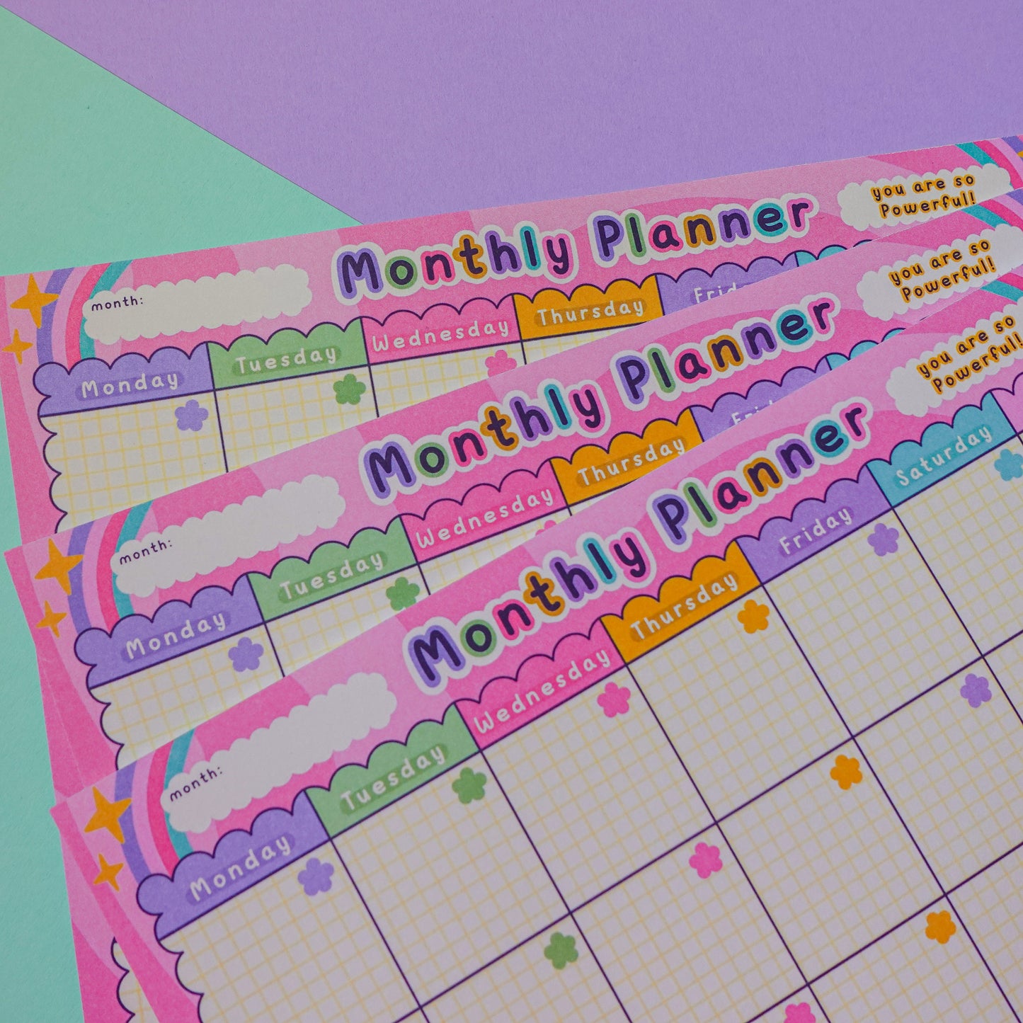 Monthly Planner Notepads