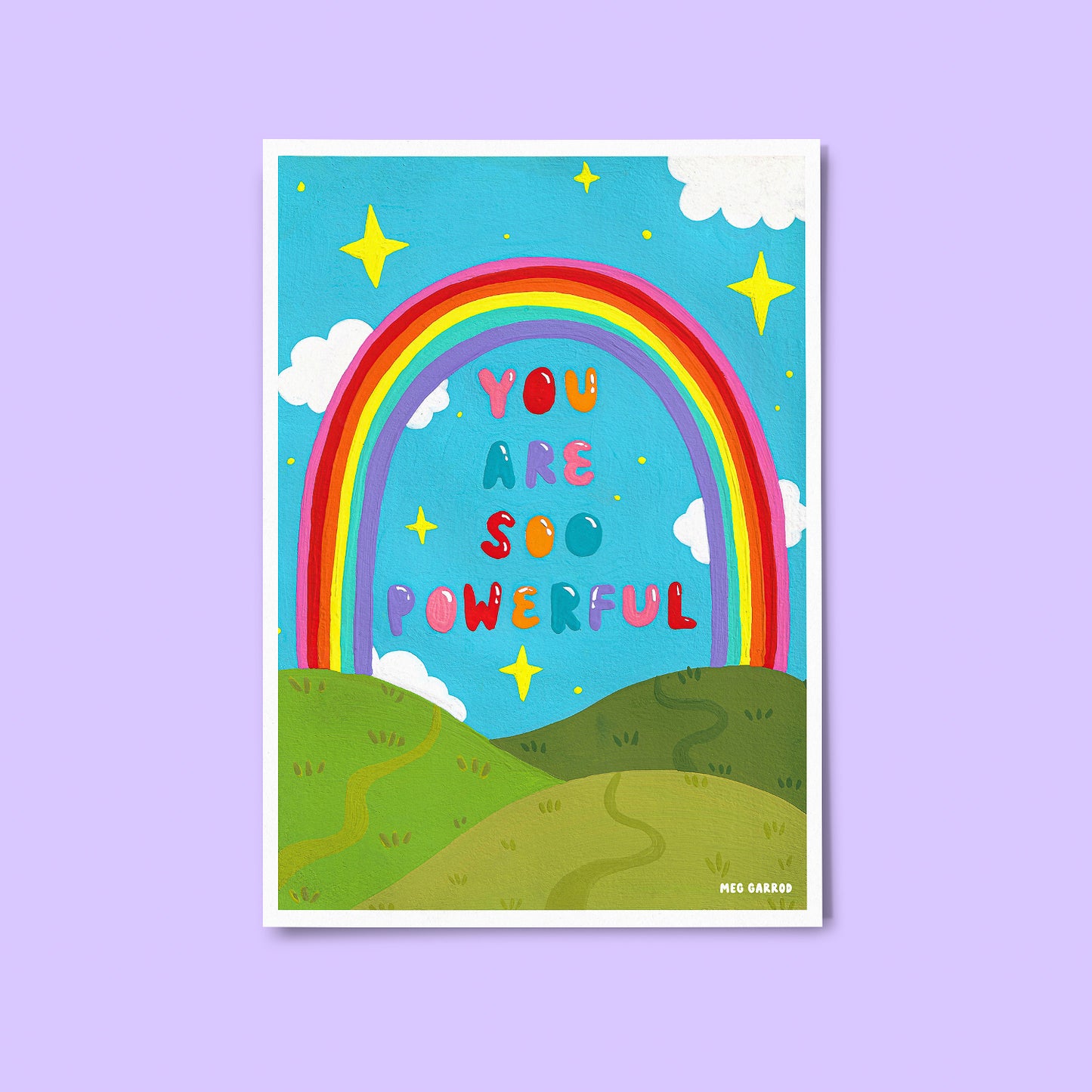 Powerful Rainbow Print