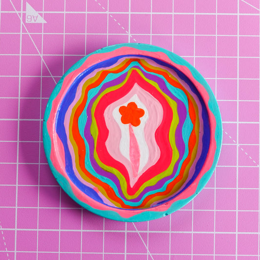 Colourful Vulva Mini Trinket Tray ✨
