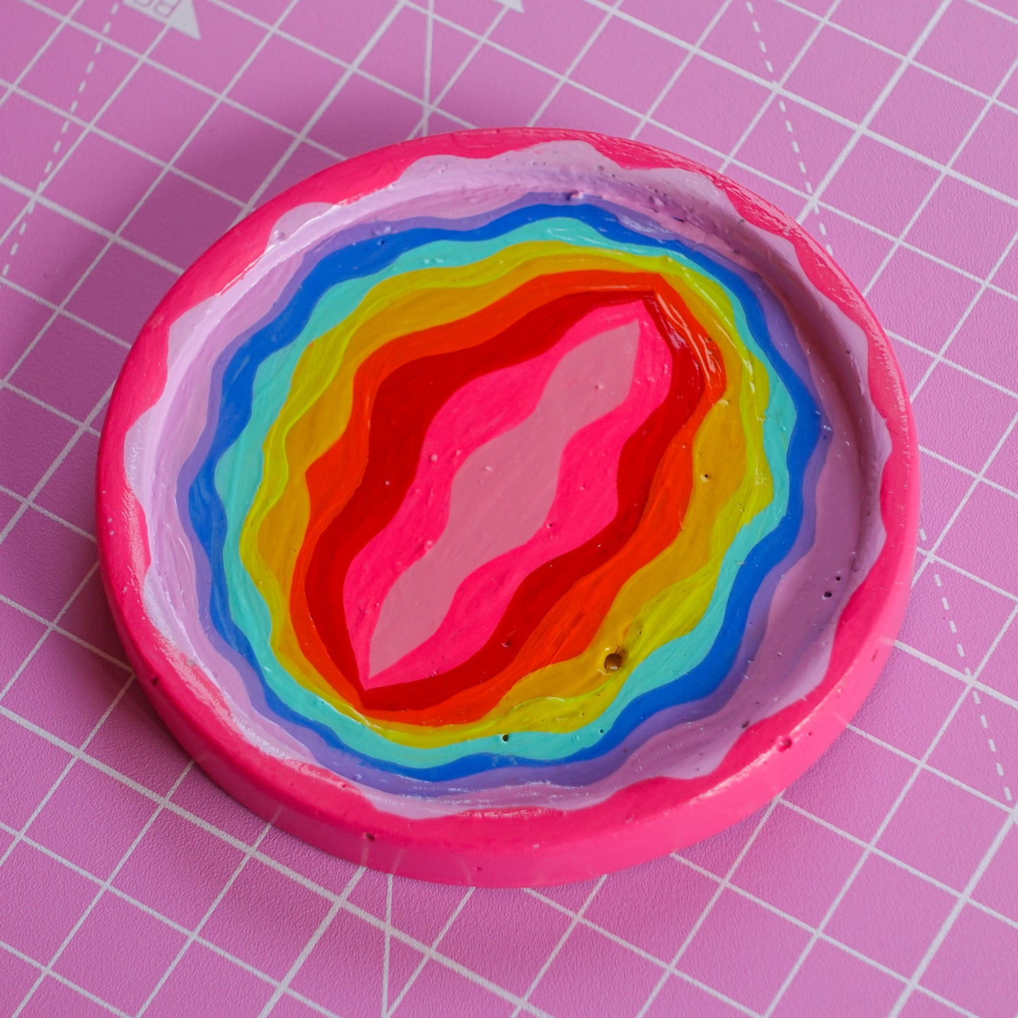 Rainbow Vulva Mini Trinket Tray ✨