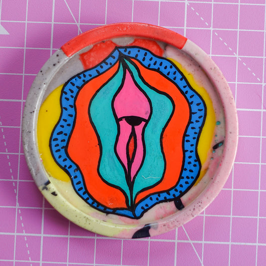 Vulva Mini Trinket Tray ✨