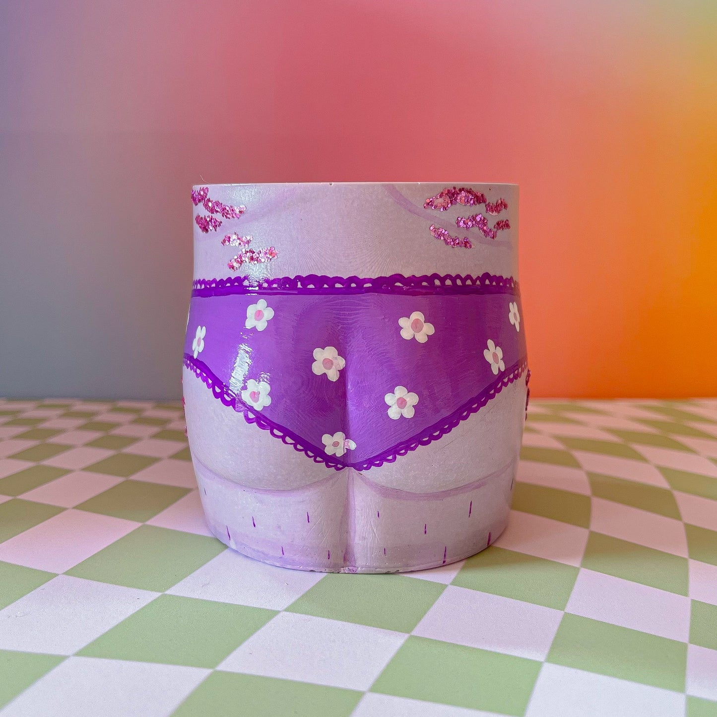 Glitter Stretch Marks - Lilac Body~Posi Pot ❤️
